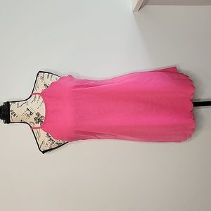 Sheilay pink halter Mini Dress size small